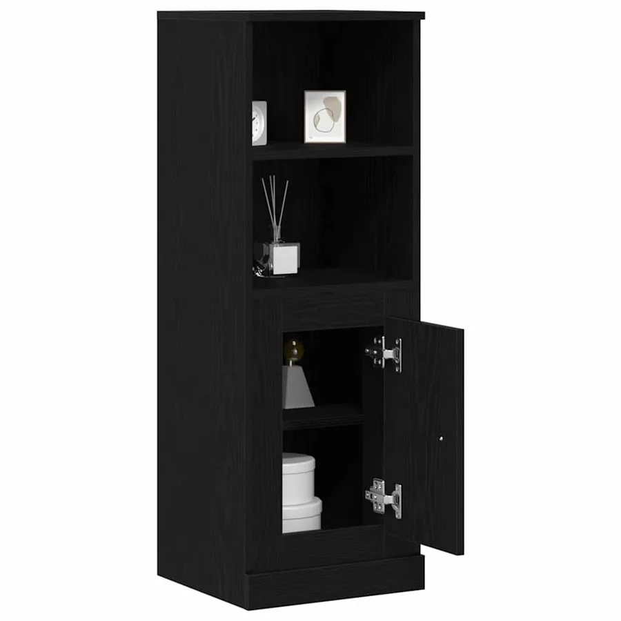 Highboard Chêne noir 36 x 35,5 x 103,5 cm Bois d'ingénierie - 3