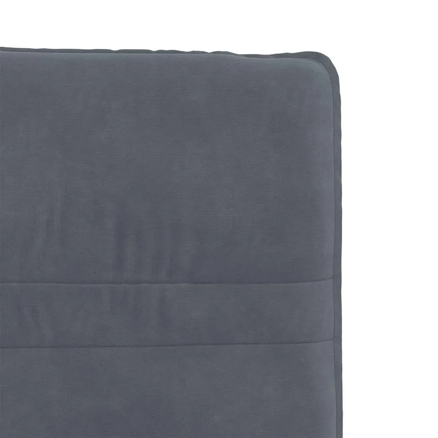 Chaises à manger lot de 6 gris foncé velours - 7