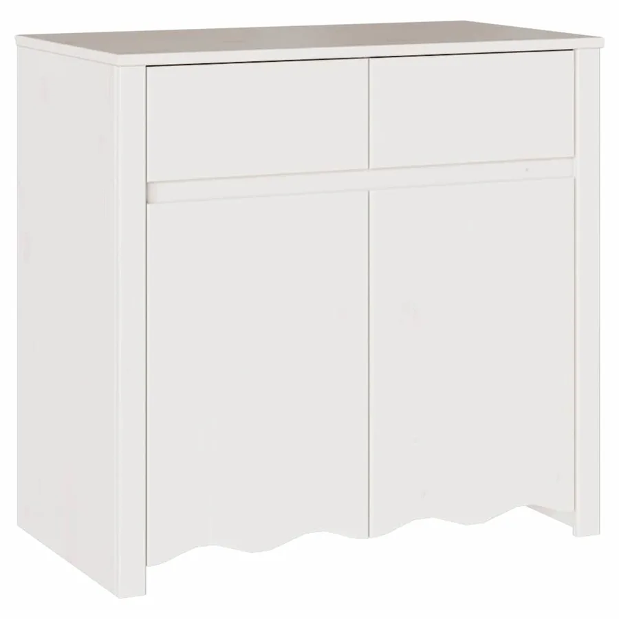 Buffet Drammen Blanc 79 x 43 x 75.5 cm Bois de pin massif - 2