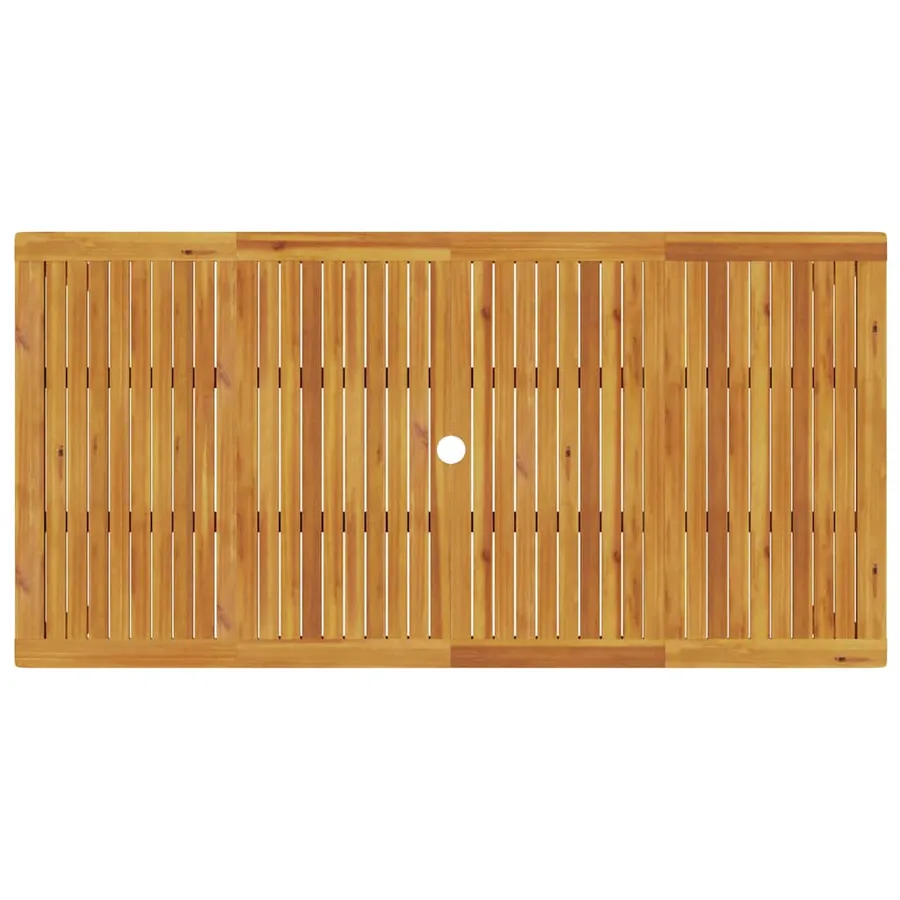 Ensemble de salle à manger pour jardin 9 pcs Marron - 8