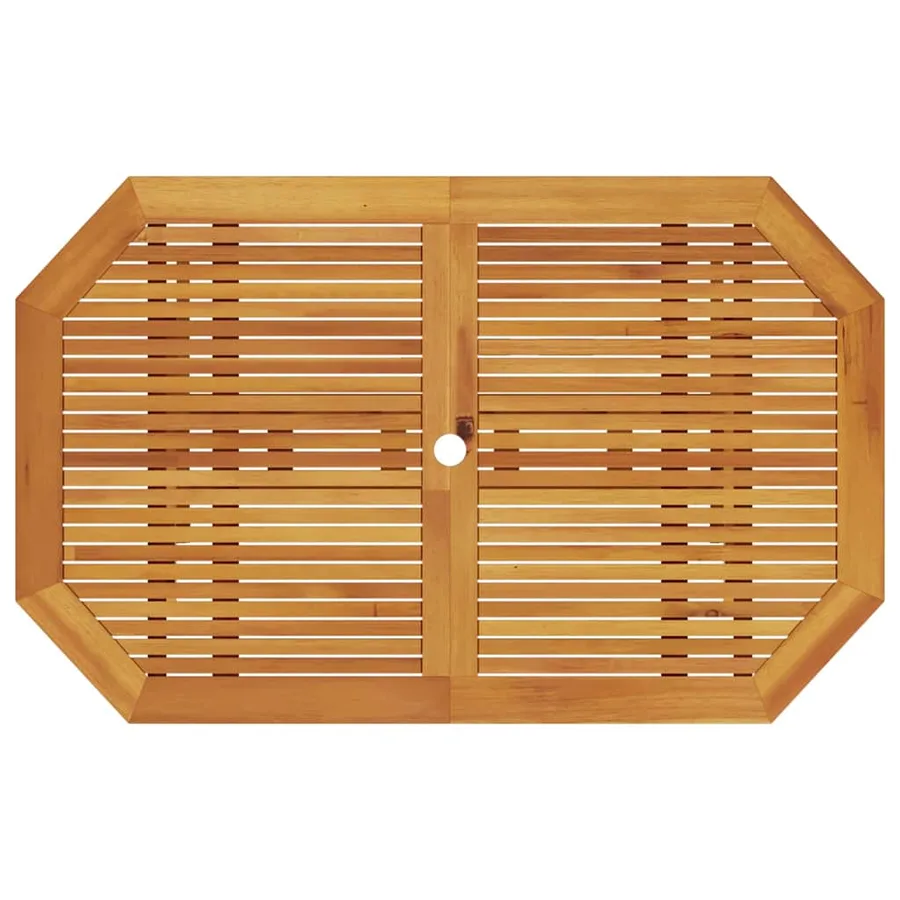 Ensemble de salle à manger pour jardin 5 pcs Marron - 8