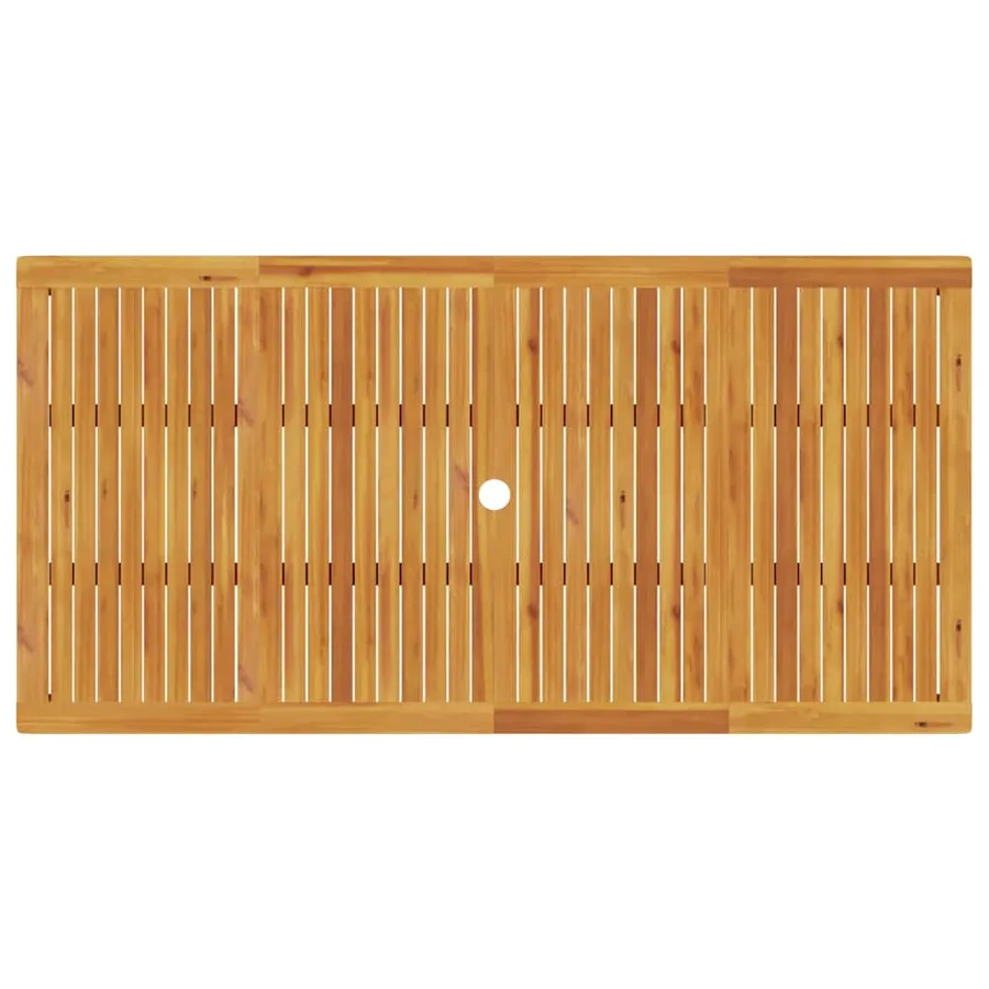 Ensemble de salle à manger pour jardin 7 pcs Marron - 8