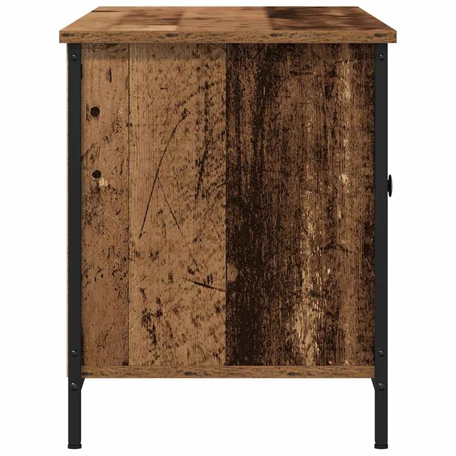 Meuble TV Bois ancien 100 x 40 x 50 cm Bois d'ingénierie - 7