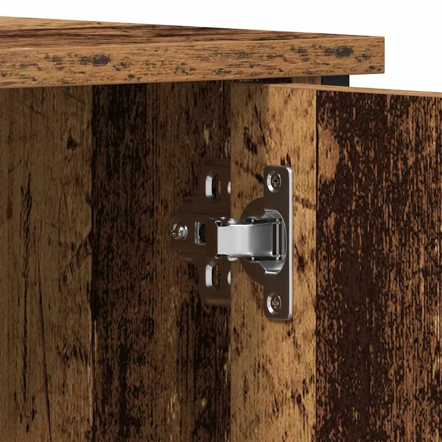 Meuble TV Bois ancien 100 x 40 x 50 cm Bois d'ingénierie - 9
