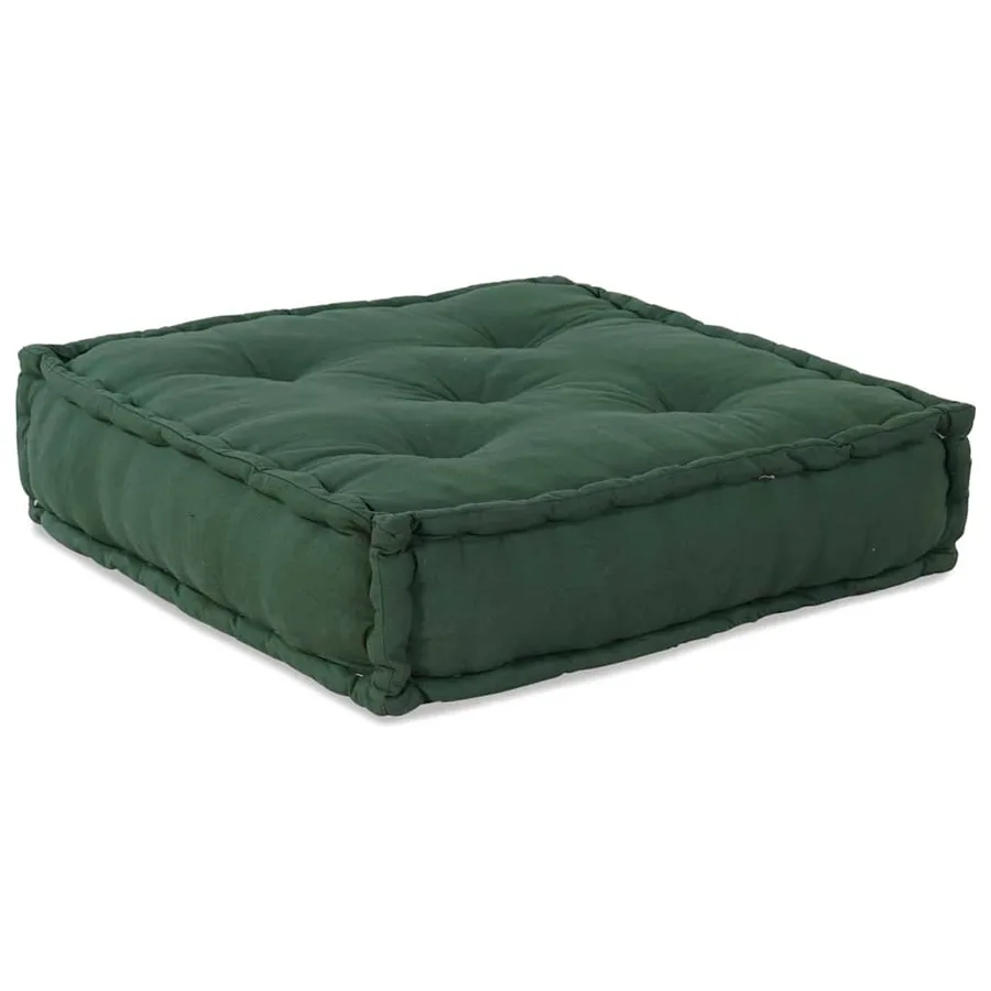 Unité de canapé modulaire 3 pcs Vert Tissu - 3