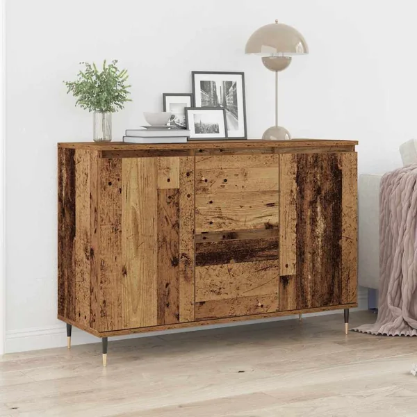 Buffet Bois ancien 101,5 x 35 x 70 cm Bois d'ingénierie