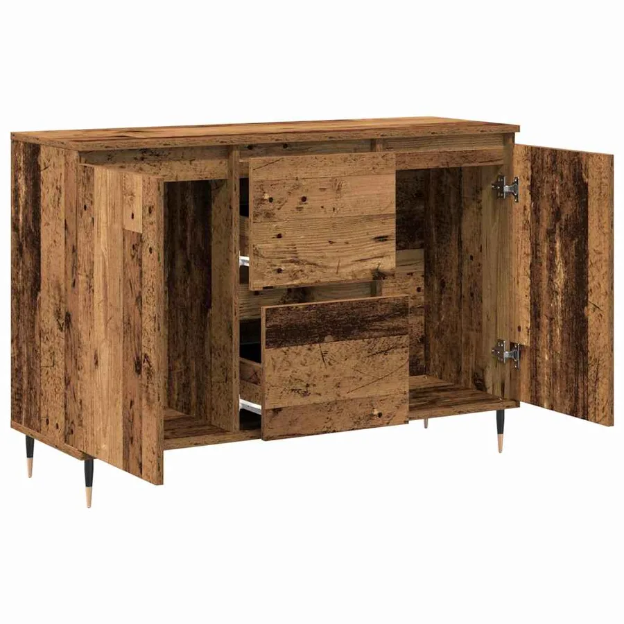 Buffet Bois ancien 101,5 x 35 x 70 cm Bois d'ingénierie - 5