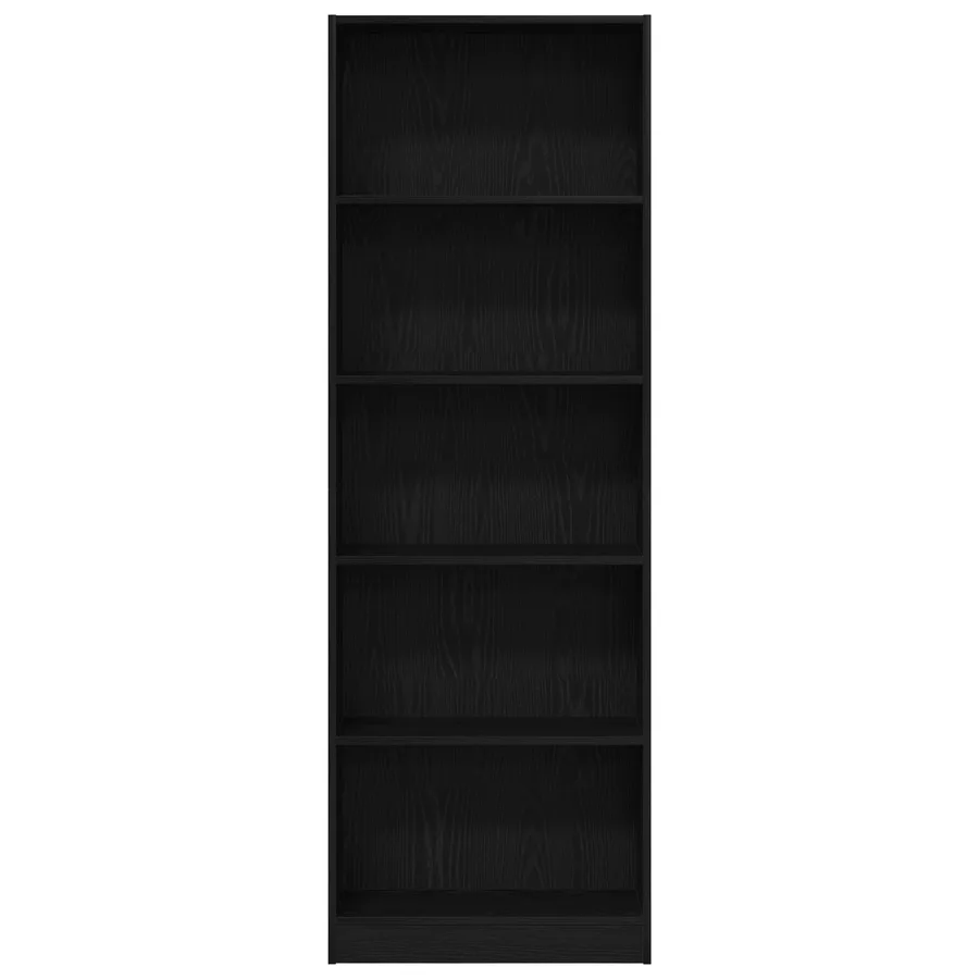 Étagère Chêne noir 60 x 24 x 176 cm Bois d'ingénierie - 5