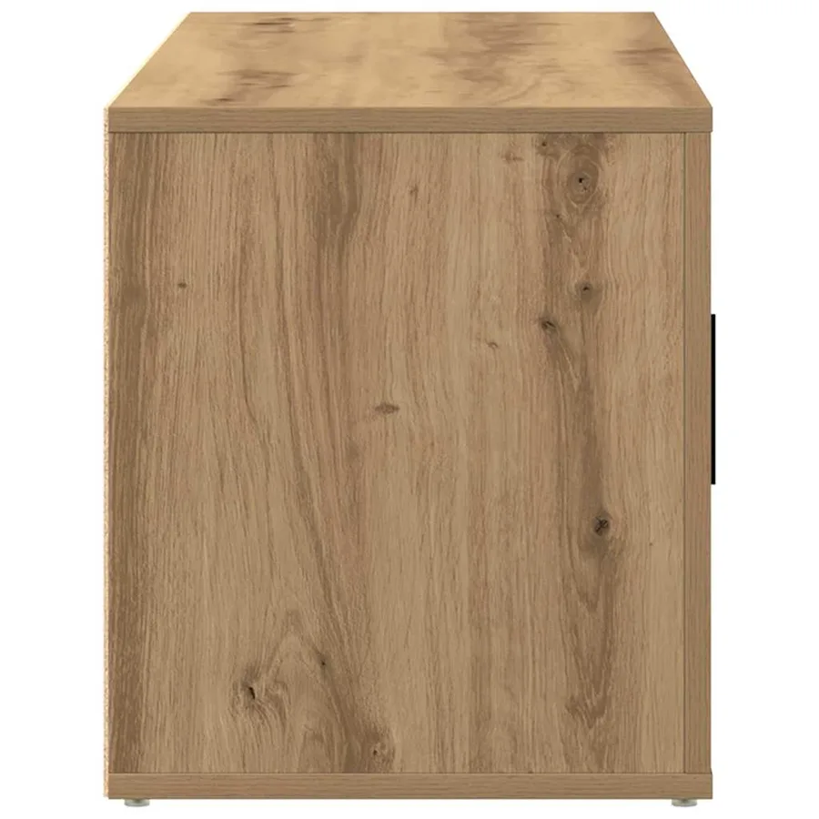 Meuble TV 100 x 35 x 40 cm chêne artisanal Bois d'ingénierie - 7