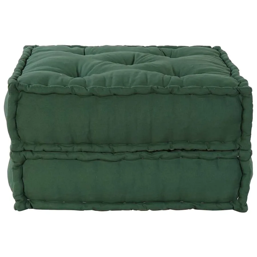 Canapé modulaire vert 70x70x36 tissu - 4