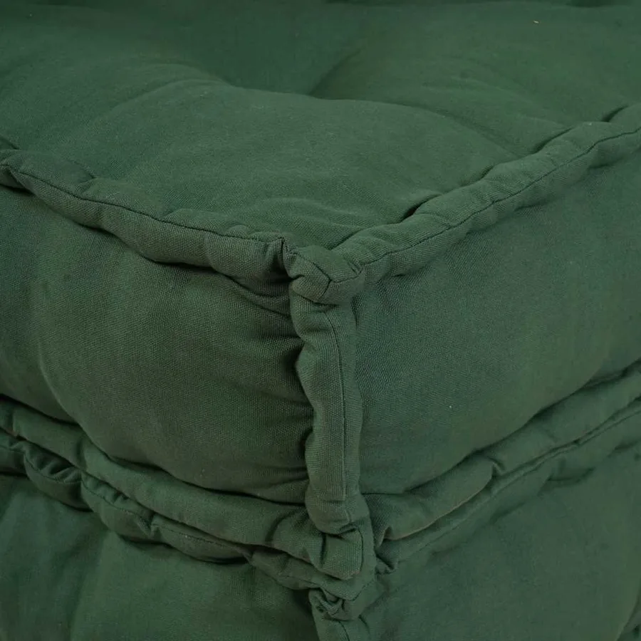 Canapé modulaire vert 70x70x36 tissu - 8