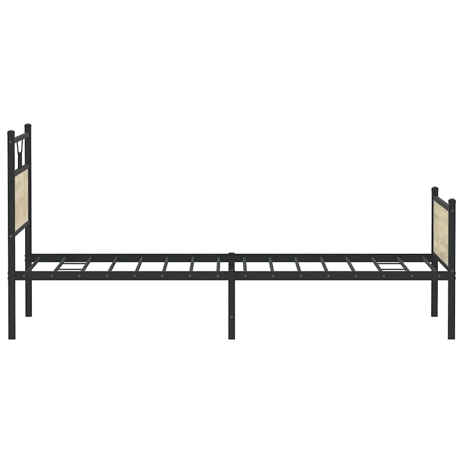 Cadre de lit sans matelas chêne sonoma 100x200 cm - 7