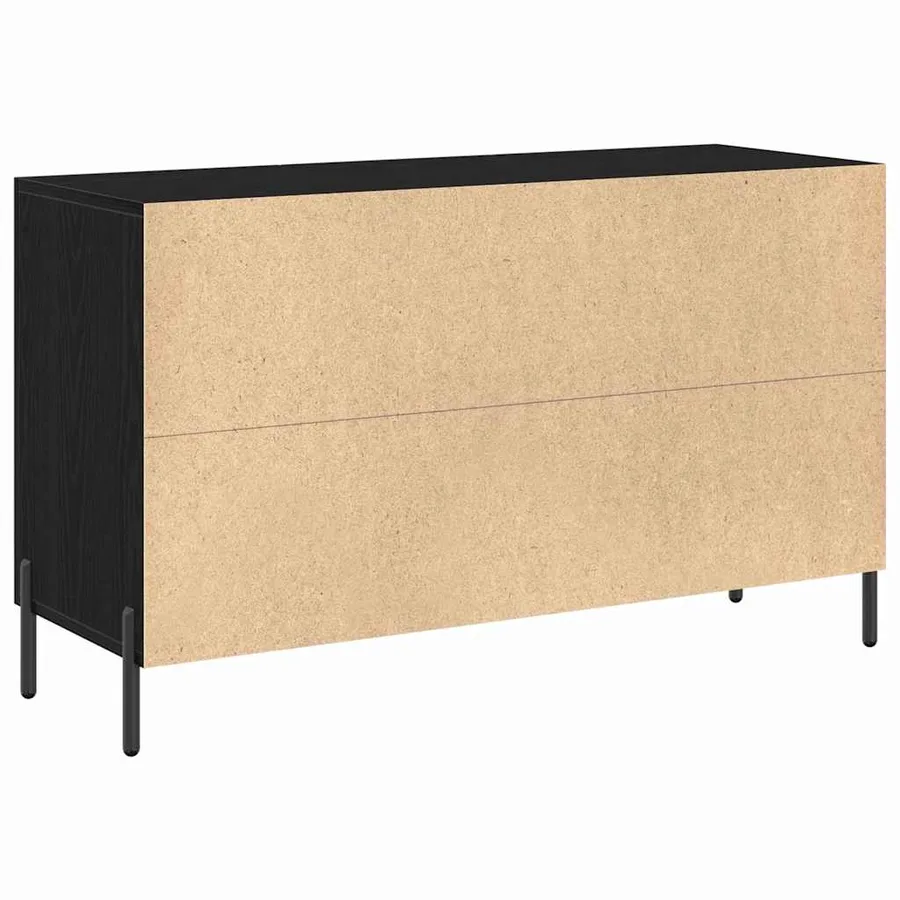 Buffet Chêne noir 100 x 36 x 60 cm Bois d'ingénierie - 6