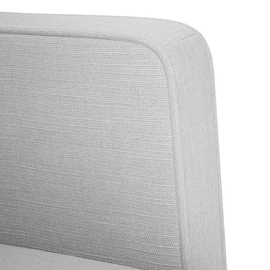 Canapé deux places gris nuage 111 cm en tissu - 6