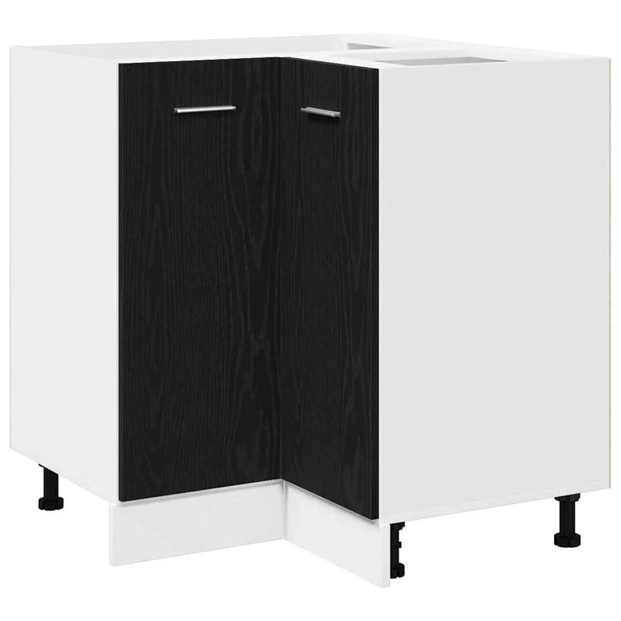 Armoire suspendue avec étagère Chêne noir 75,5 x 75,5 x 80,5 cm - 2