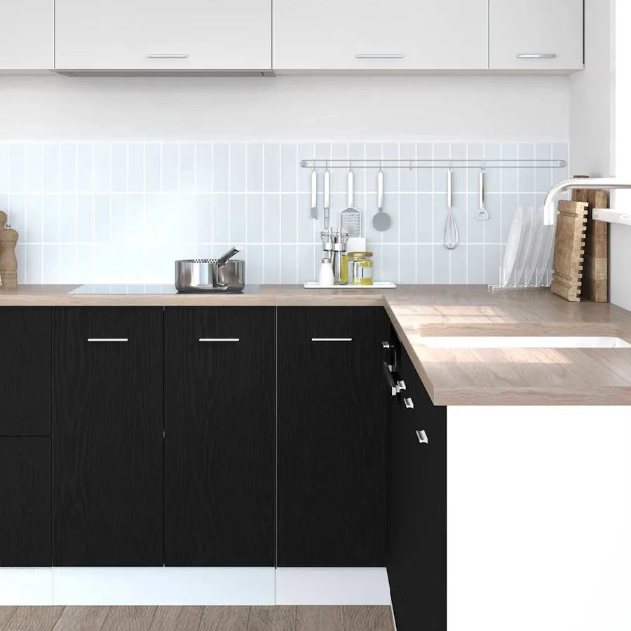 Armoire suspendue avec étagère Chêne noir 75,5 x 75,5 x 80,5 cm - 4