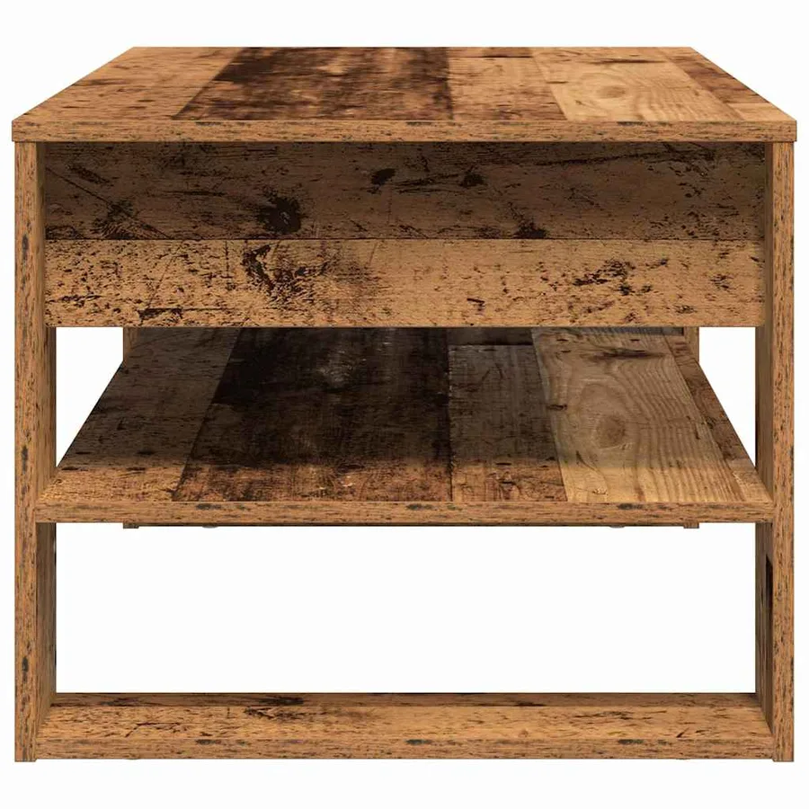 Table basse Bois Ancien 102 x 55 x 45 cm Bois d'ingénierie - 7