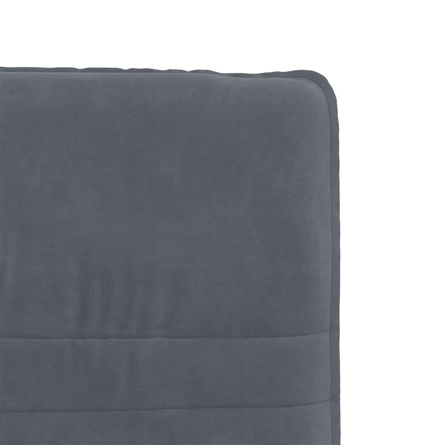 Chaise à manger Gris foncé Velours - 7