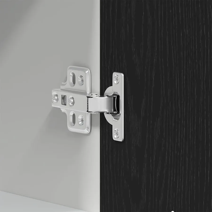 Armoire suspendue en chêne noir 40x31x60 cm bois d'ingénierie - 10