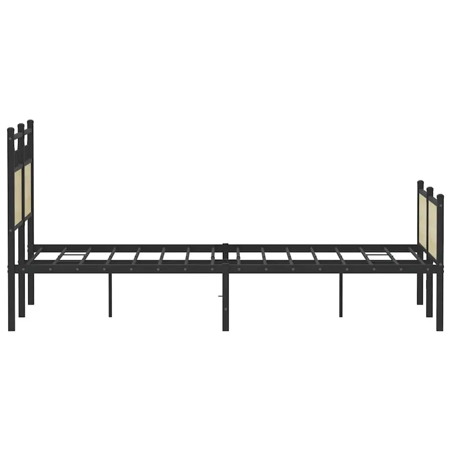 Cadre de lit sans matelas chêne sonoma 120x190 cm - 7
