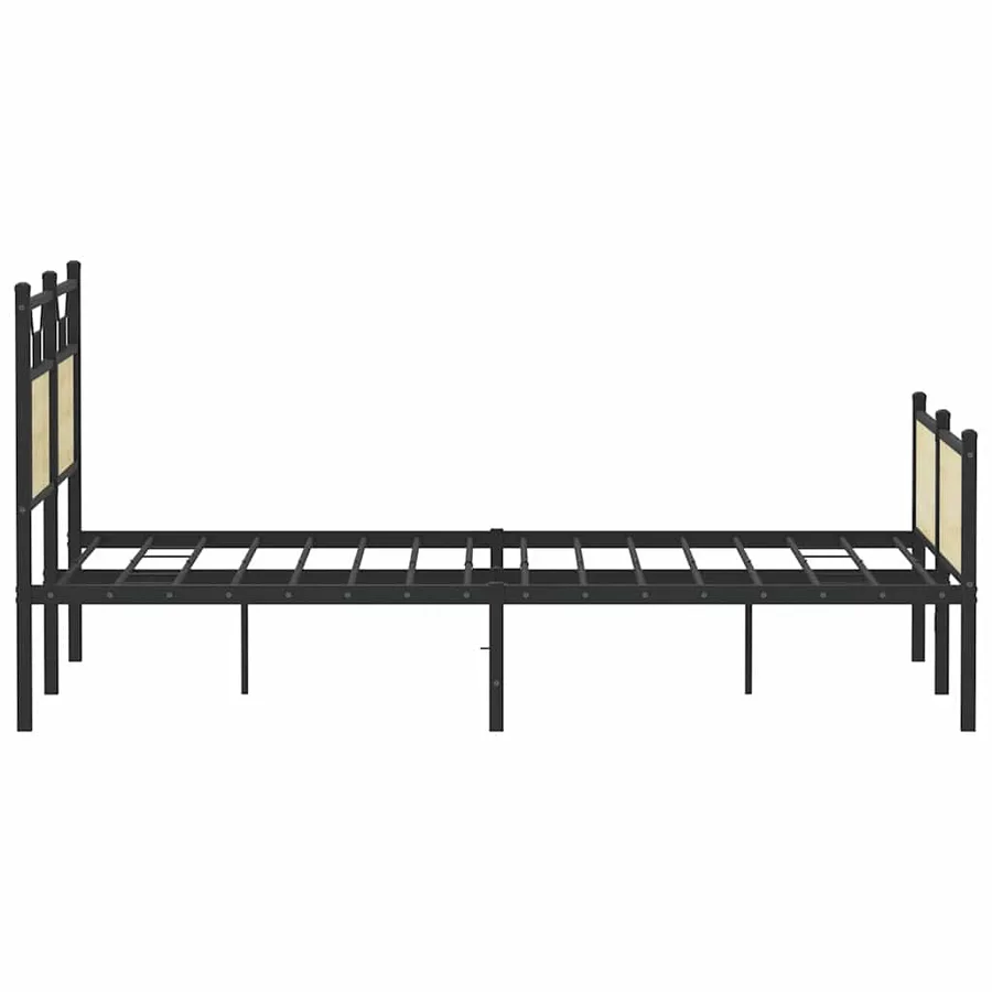 Cadre de lit sans matelas chêne sonoma 140x190 cm - 7