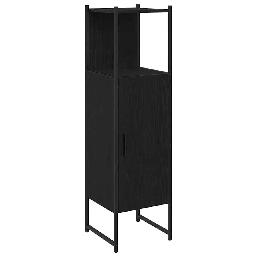 Ensemble de mobilier de salle de bain avec étagère Chêne noir - 2