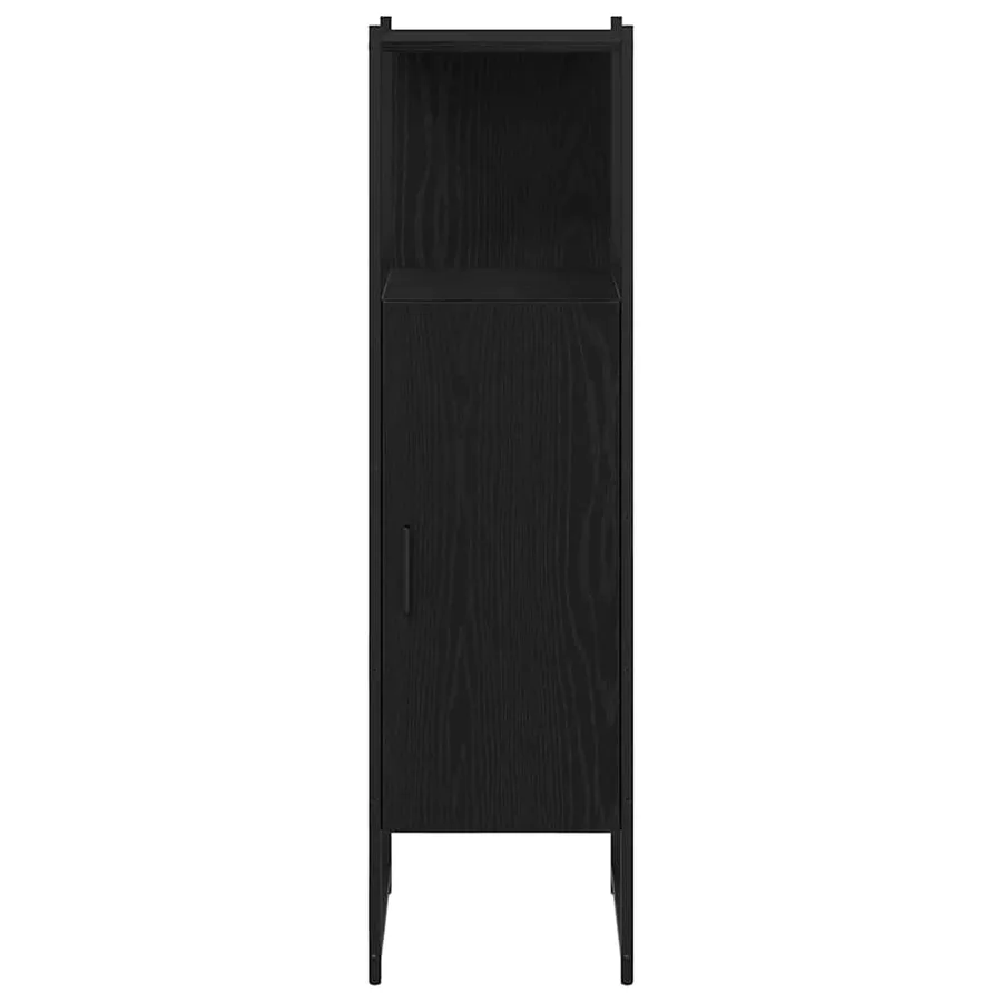 Ensemble de mobilier de salle de bain avec étagère Chêne noir - 6