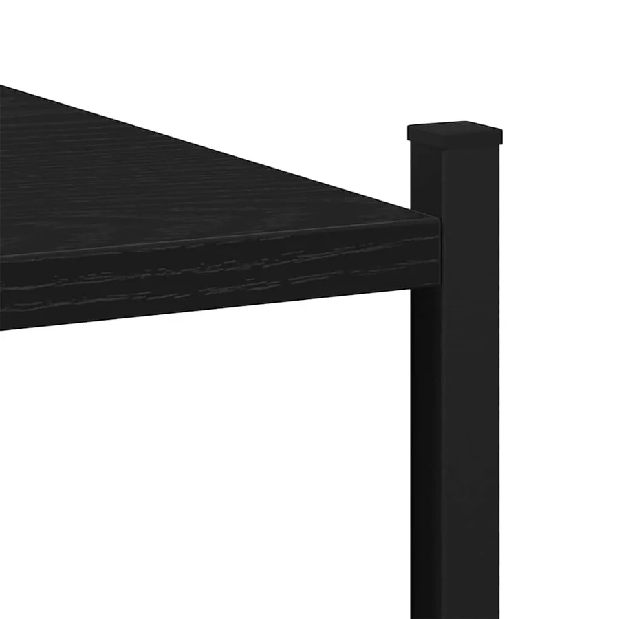 Ensemble de mobilier de salle de bain avec étagère Chêne noir - 9