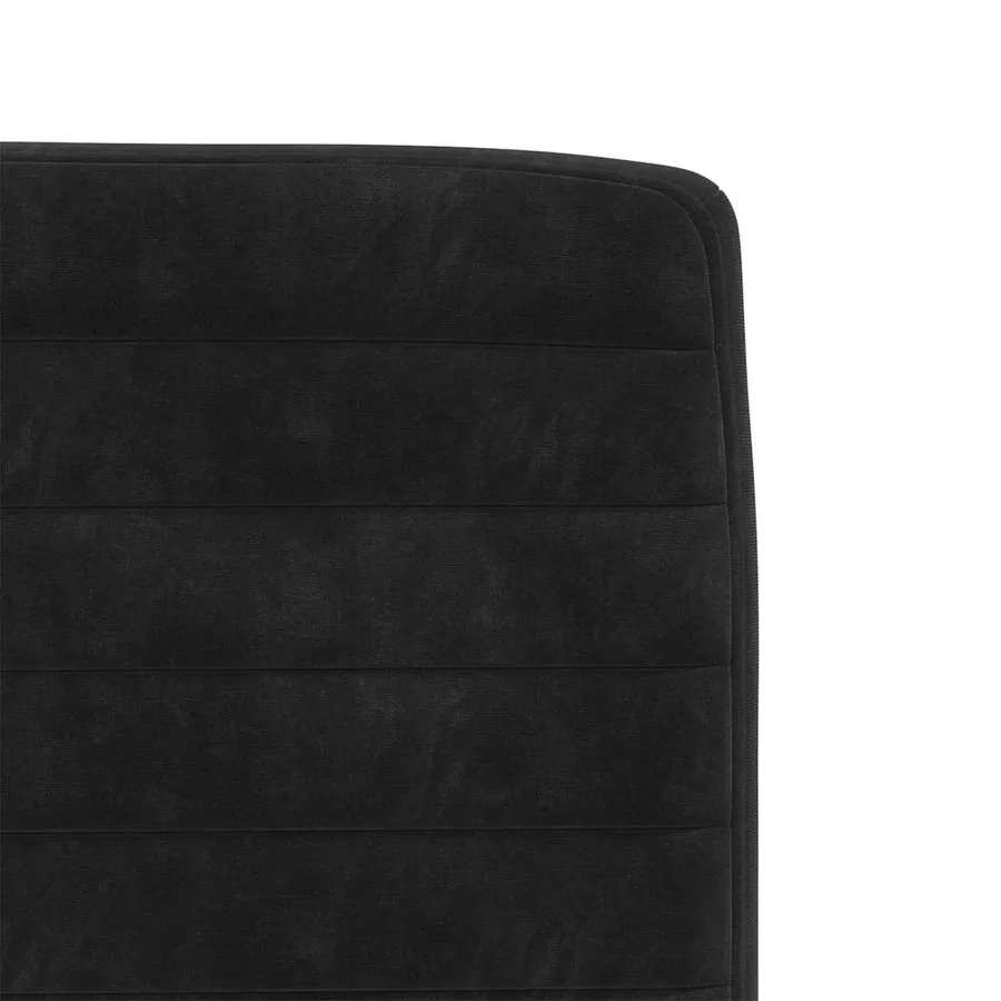 Chaises à manger lot de 6 noir velours - 7