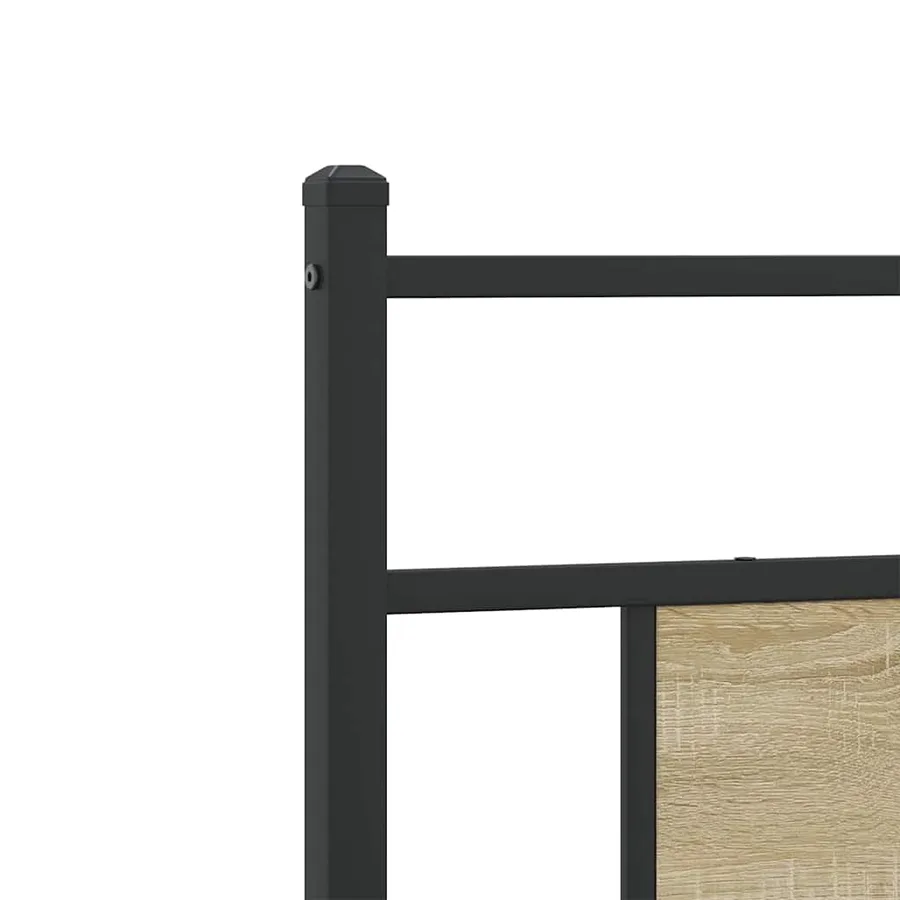 Cadre de lit sans matelas chêne sonoma 90x190 cm - 9
