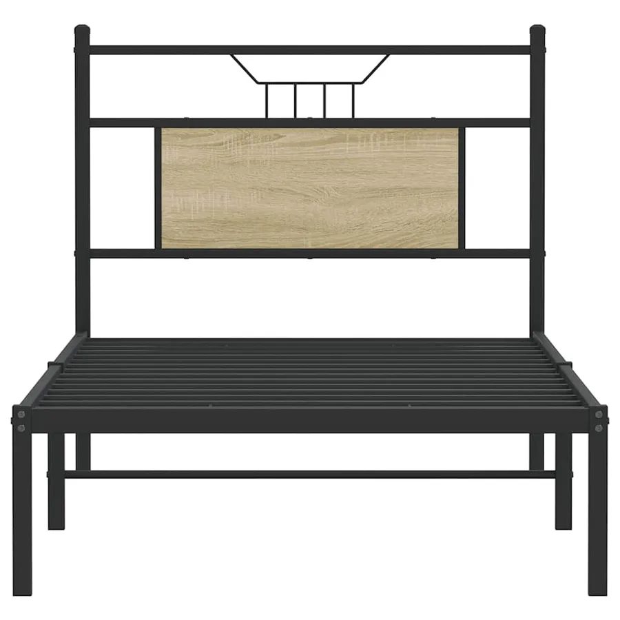 Cadre de lit sans matelas chêne sonoma 80x200 cm - 6