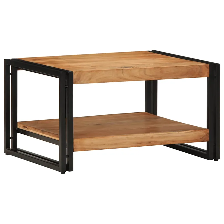 Table basse 70x50x38 cm bois massif acacia - 2