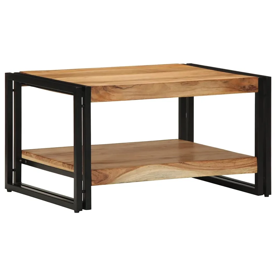 Table basse 70x50x38 cm bois massif acacia - 3