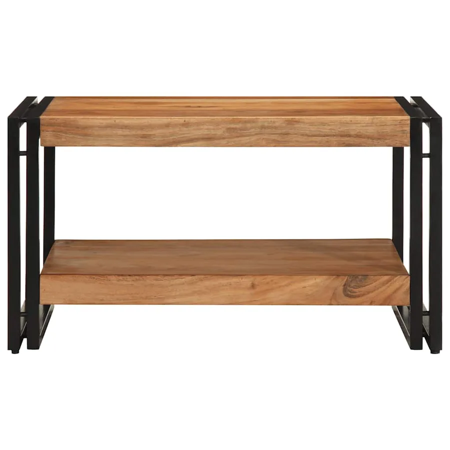 Table basse 70x50x38 cm bois massif acacia - 4