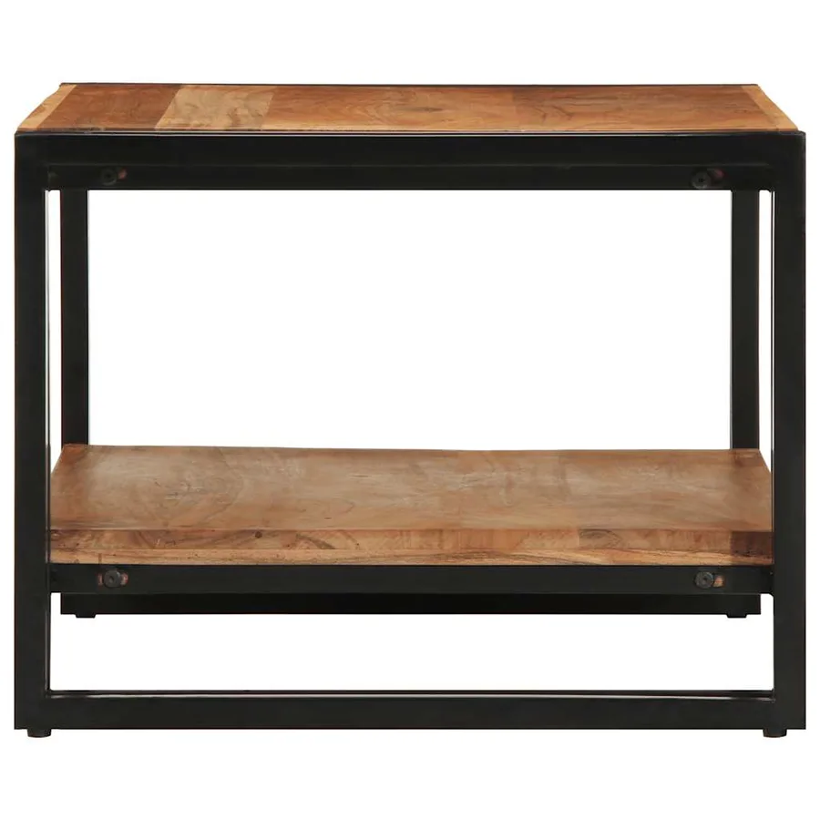 Table basse 70x50x38 cm bois massif acacia - 5