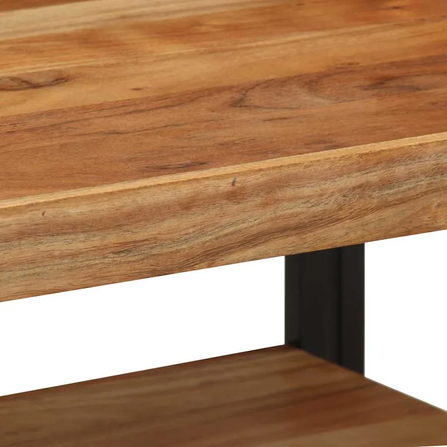 Table basse 70x50x38 cm bois massif acacia - 7