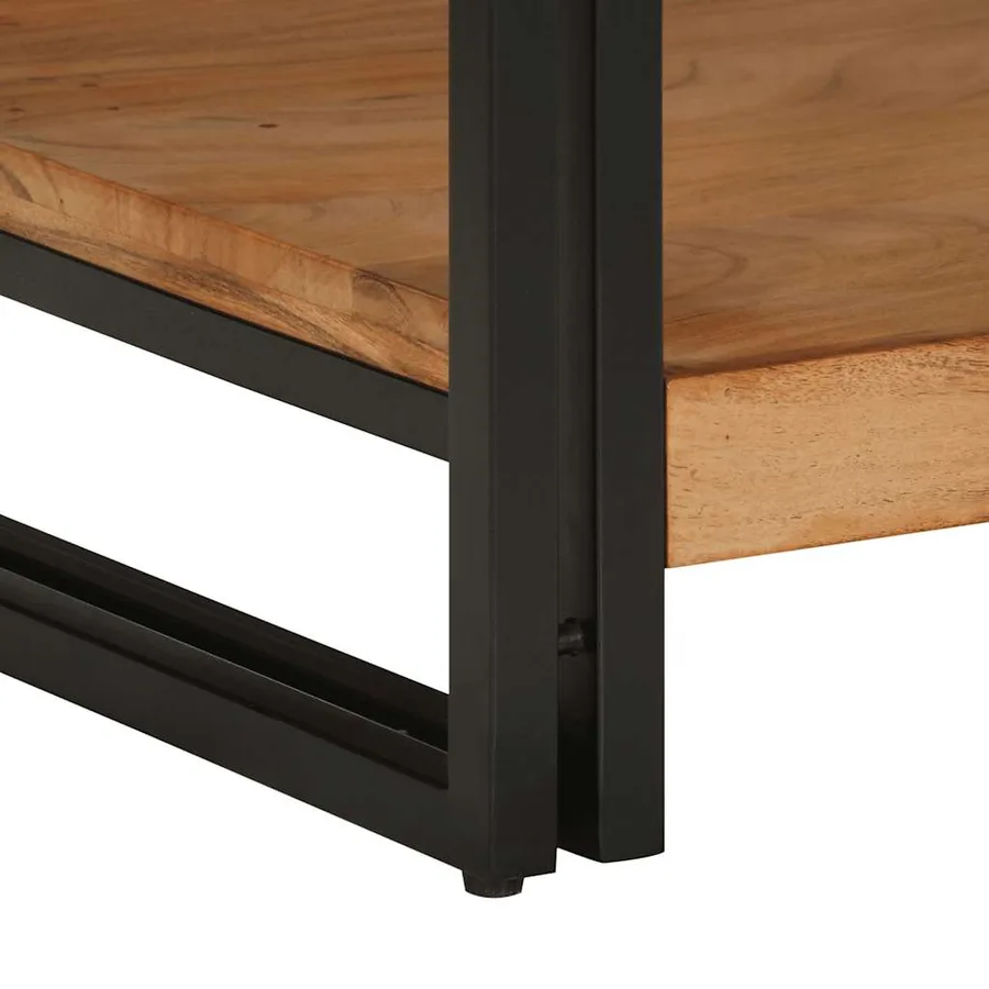 Table basse 70x50x38 cm bois massif acacia - 8