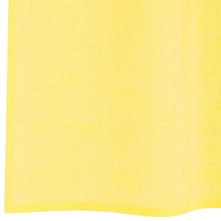 Rideaux en voile avec œillets 2 pcs jaune - 6