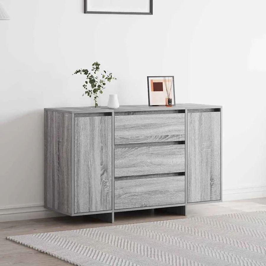 Buffet Gris Sonoma 120 x 41 x 75 cm Bois d'ingénierie