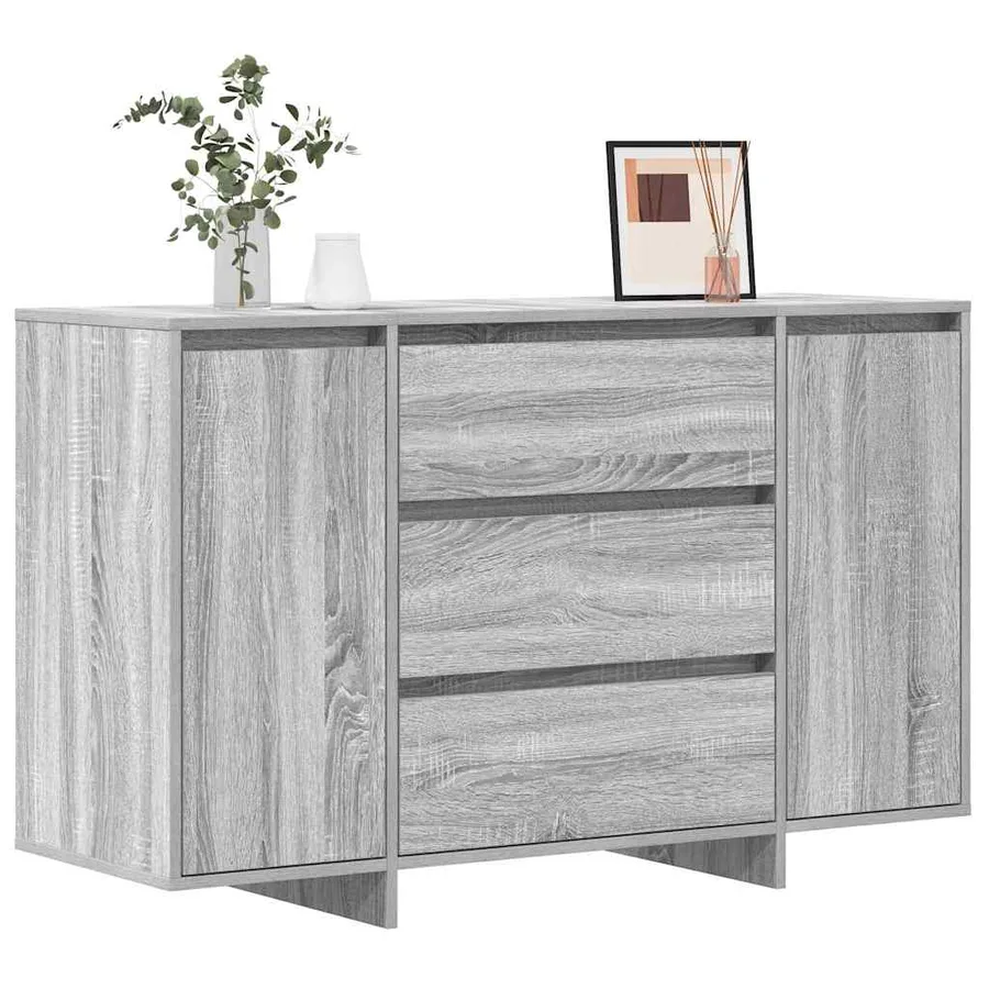 Buffet Gris Sonoma 120 x 41 x 75 cm Bois d'ingénierie - 3