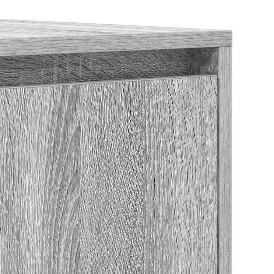 Buffet Gris Sonoma 120 x 41 x 75 cm Bois d'ingénierie - 9