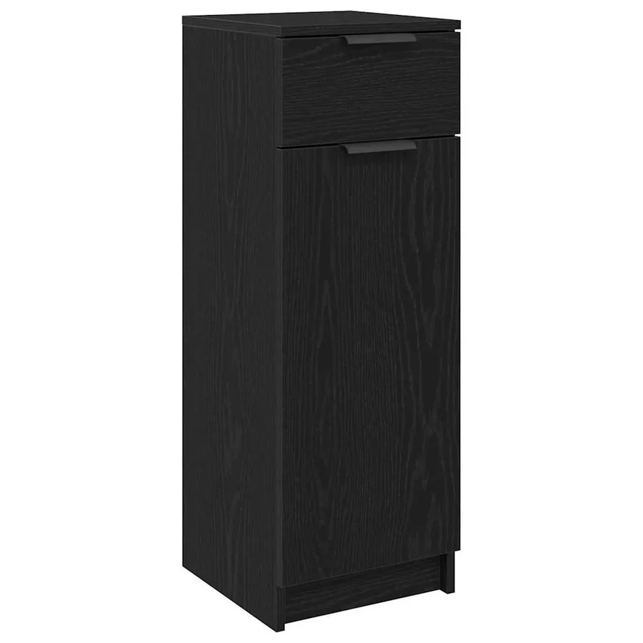 Cabinet de salle de bain avec tiroir Chêne noir 32 x 34 x 90 cm - 2