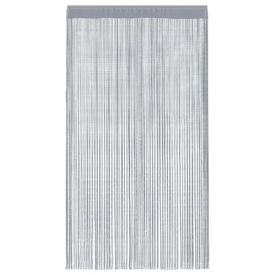 Rideaux à fils 2 pcs gris clair 100x250 cm - 4