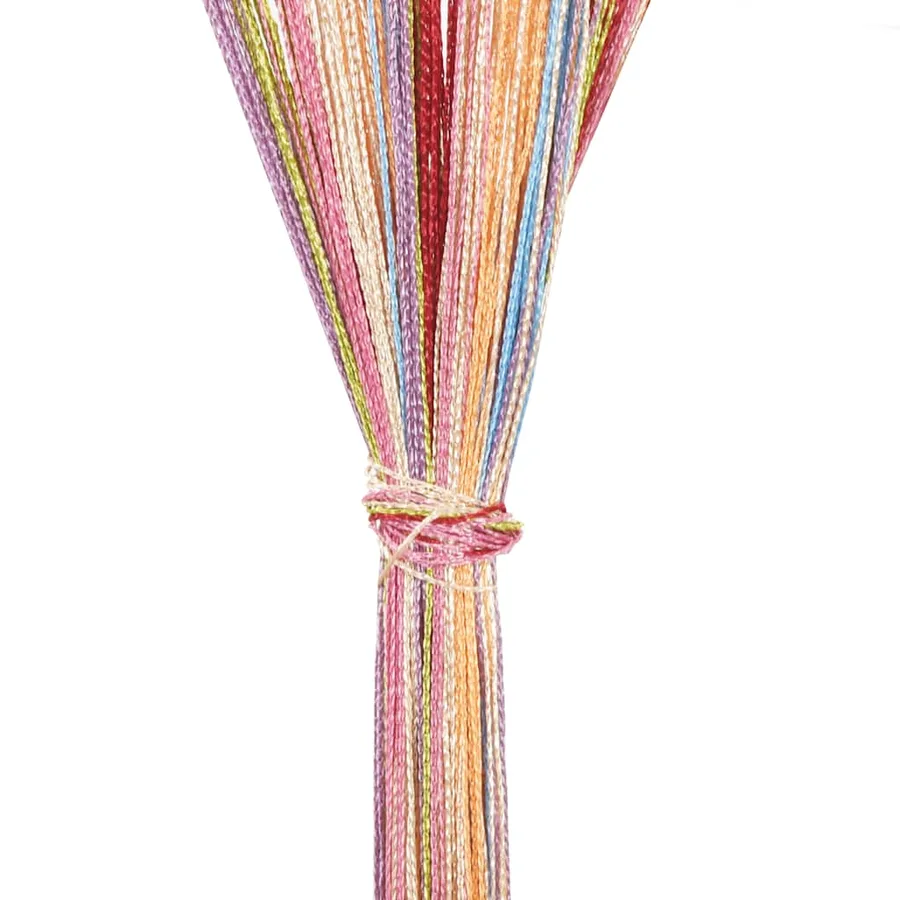Rideaux à fils 2 pcs multicolore 100x250 cm - 7