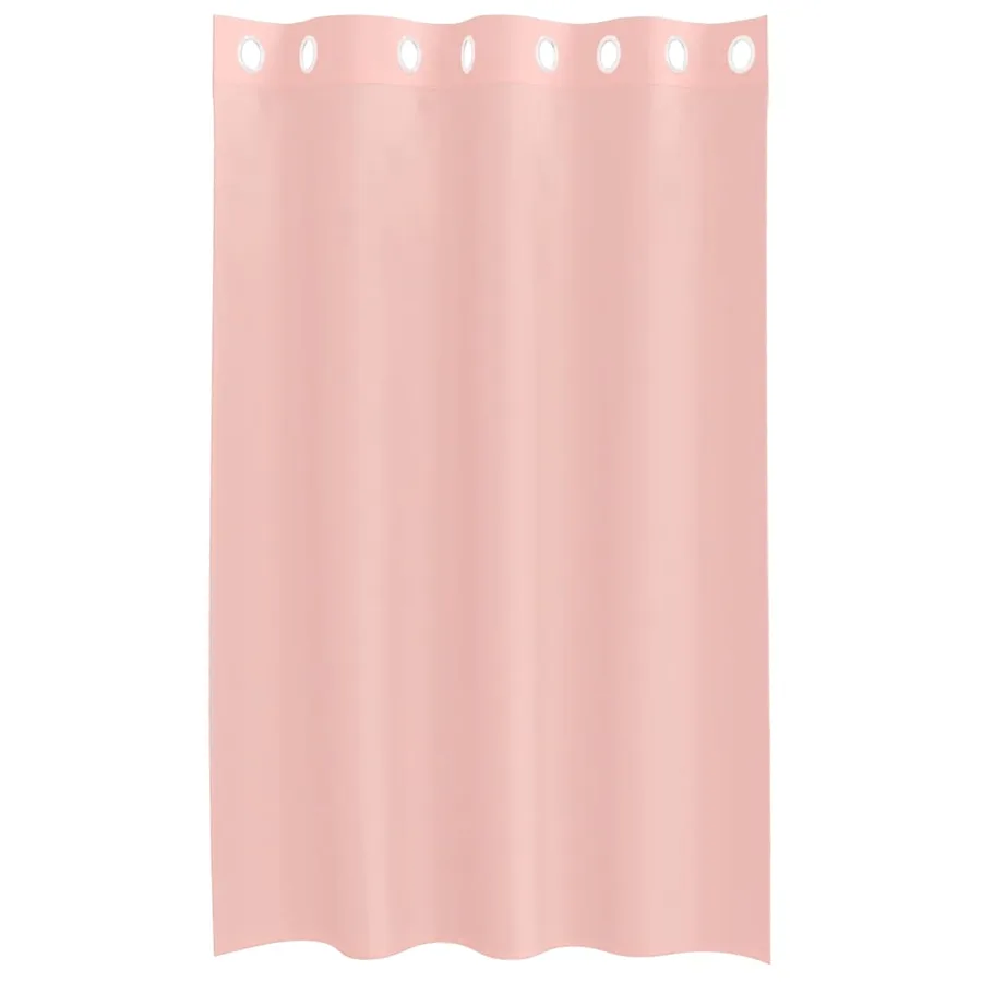 Rideaux en voile avec œillets 2 pcs rose 140x175 cm - 4