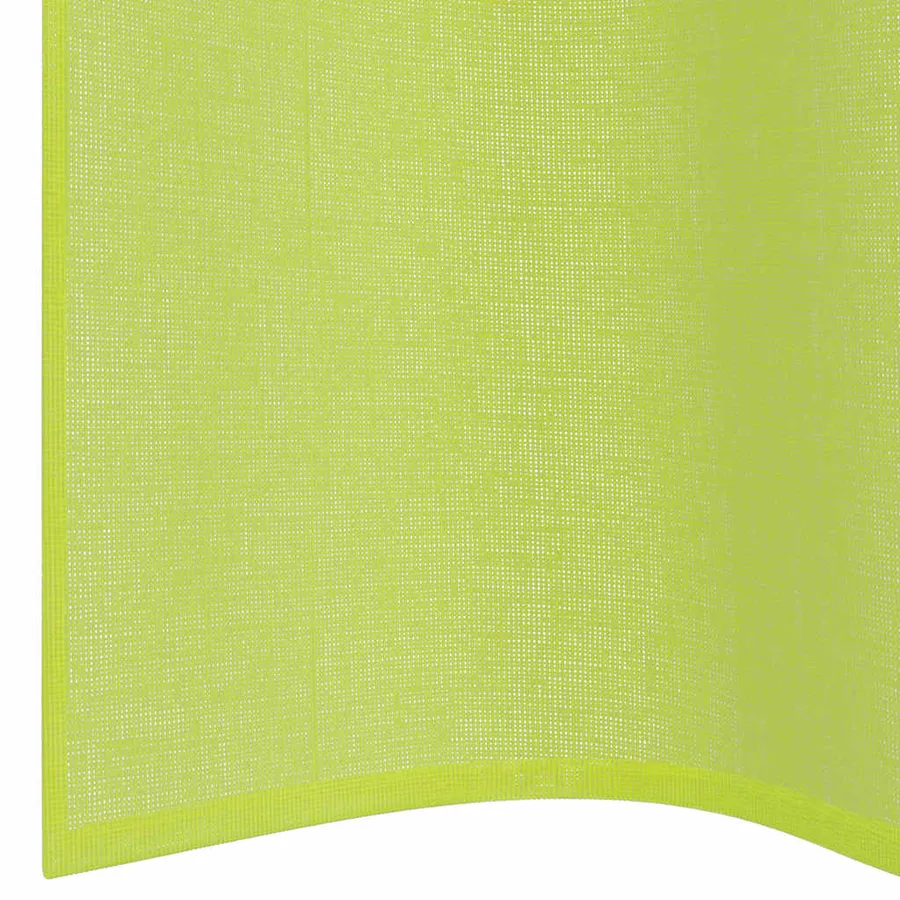 Rideaux en voile avec œillets 2 pcs vert pomme 140x175 cm - 6