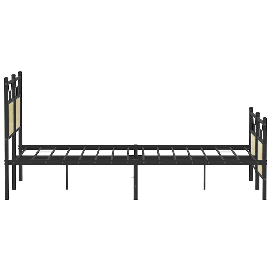 Cadre de lit sans matelas chêne sonoma 140x200 cm - 7