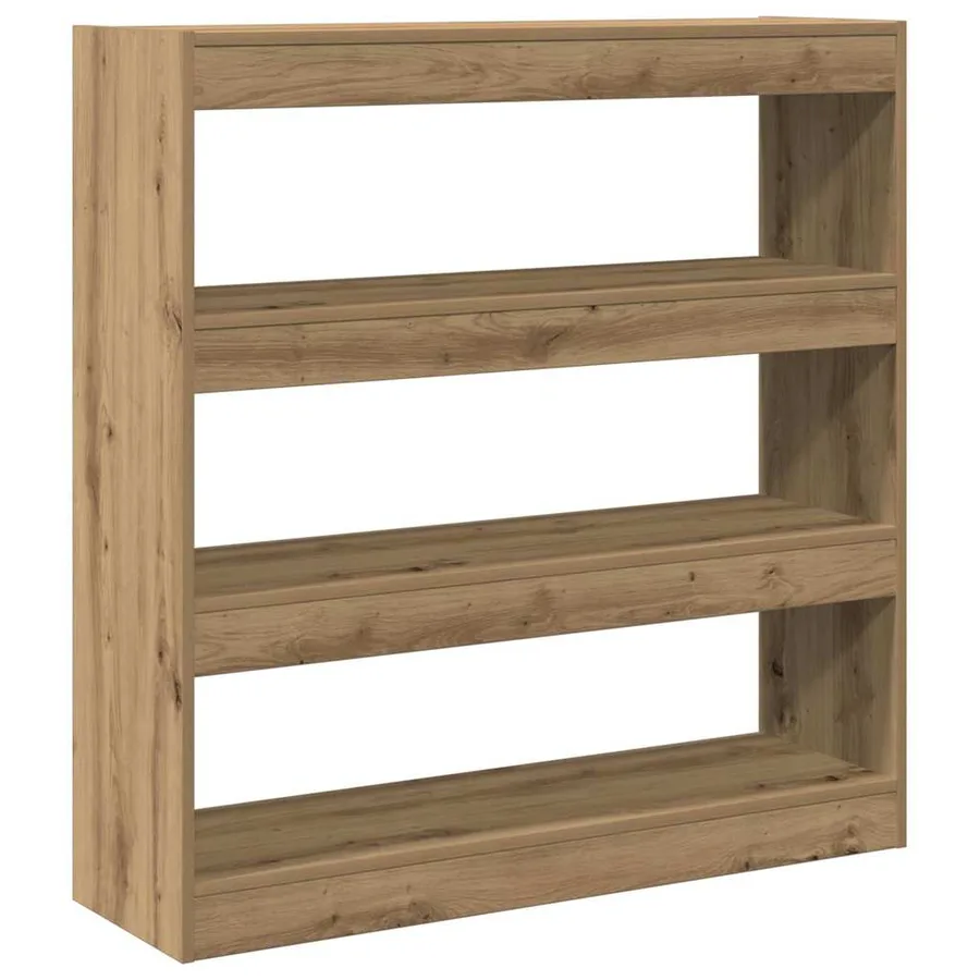 Bibliothèque 3 niveaux 100 x 30 x 103 cm Bois d'ingénierie - 2