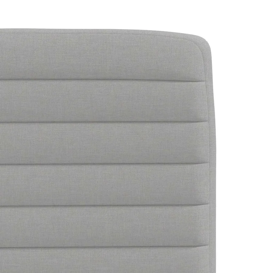 Chaises à manger lot de 4 gris nuage tissu - 7