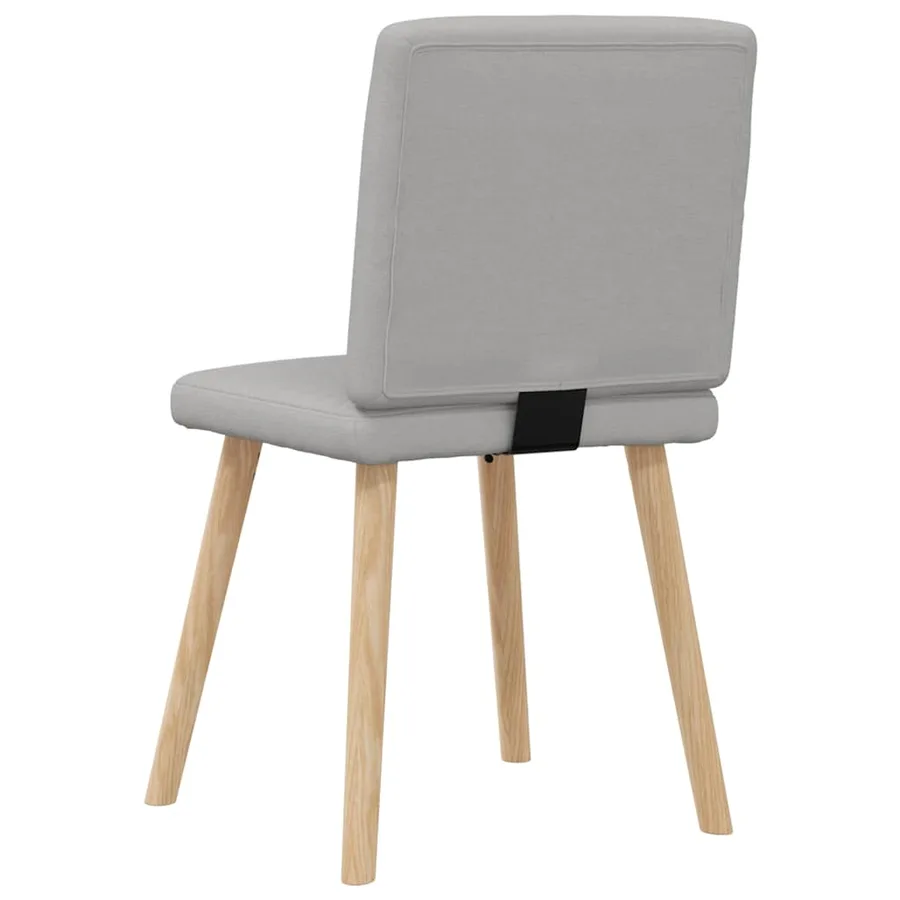 Chaises à manger lot de 6 gris nuage tissu - 6